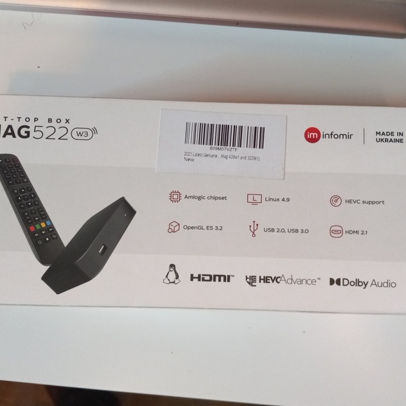 2022 Latest Genuine Mag 522 W3 v2 4K HDR, Built-in Dual Band 4G/5G 2T2R ac WiFi, - Picture 2 of 6